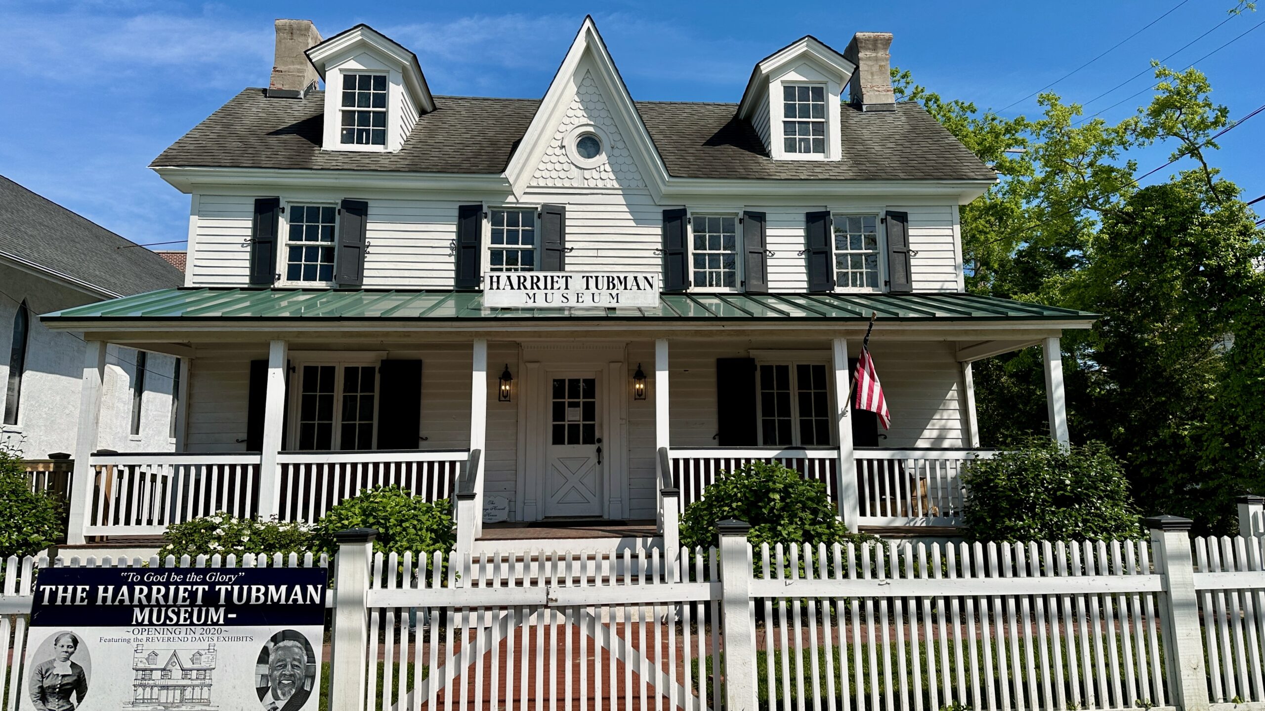 Harriet Tubman Museum in Cape May New Jersey honoring African American history and the Underground Railroad